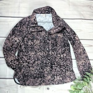 LOGO | Snakeskin Zip-up Jacket